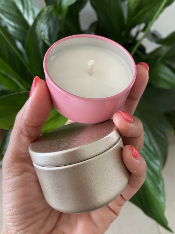 Velas Aromáticas Recipiente Metálico